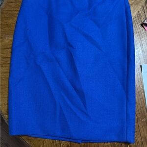J. Crew Vibrant Blue Pencil Skirt